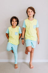 Shorts Unissex Soltinho Azul Céu