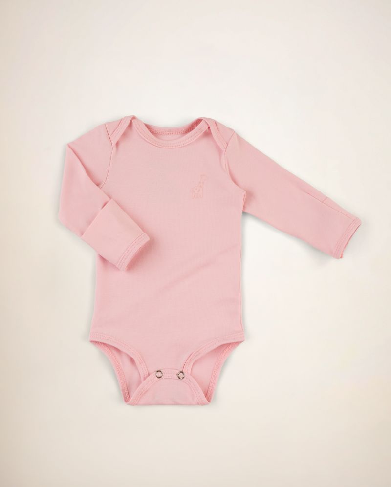 LEVES DEFEITOS - CONJUNTO BODY E CALÇA ROSA BEBÊ