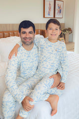 Pijama Masculino Longo Safari Azul