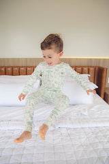 Conjunto Camiseta e Calça Slim Safari Verde