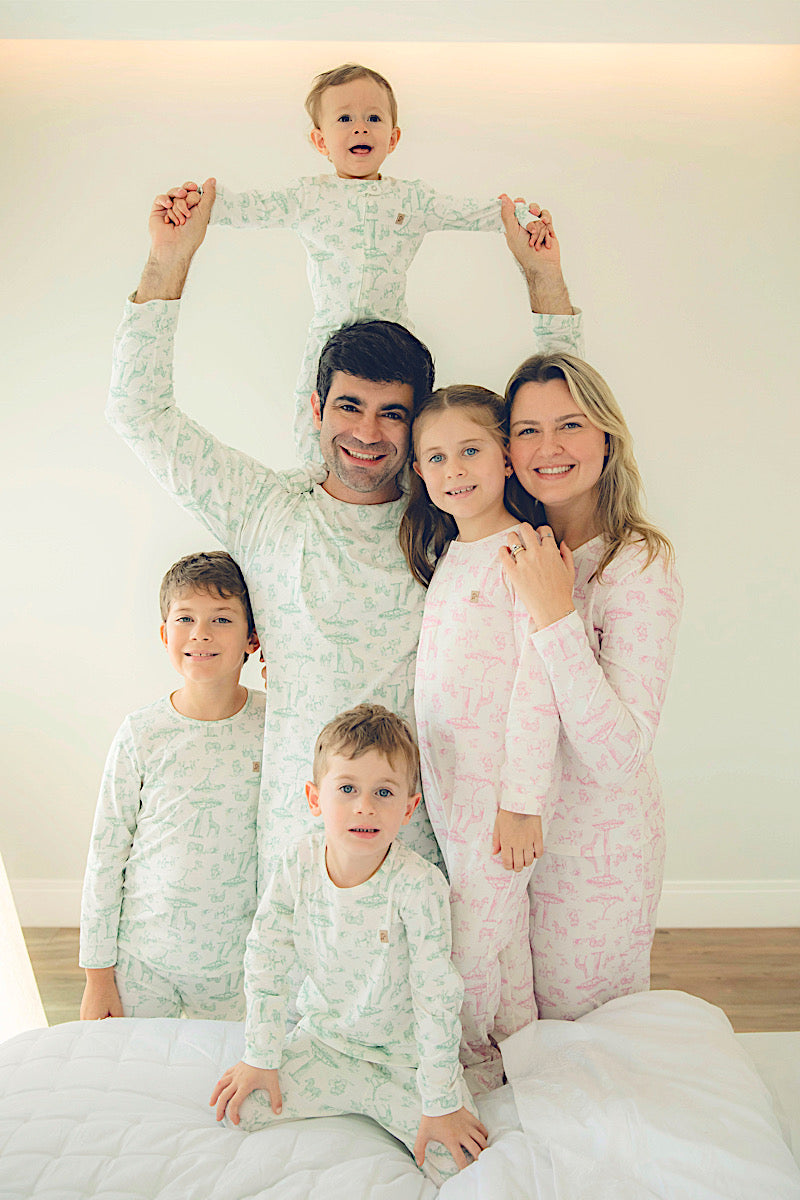 Pijama Masculino Longo Safari Verde