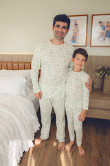 Pijama Masculino Longo Safari Verde