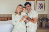 Pijama Magnético Feminino Longo Safari Verde