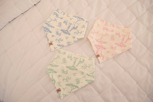 Babador Bandana Safari Azul