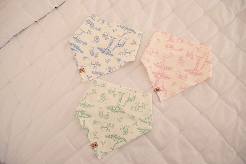 Babador Bandana Safari Azul