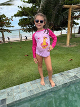 Conjunto Camiseta Manga Longa e Calcinha Milagres Estampa Gigi Praia