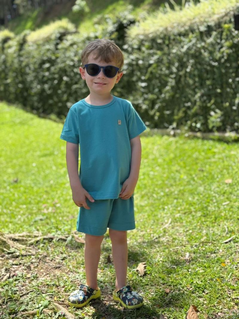 Shorts Unissex Soltinho Verde Mar