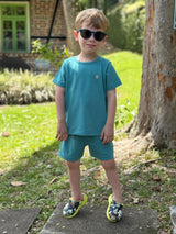 Shorts Unissex Soltinho Verde Mar
