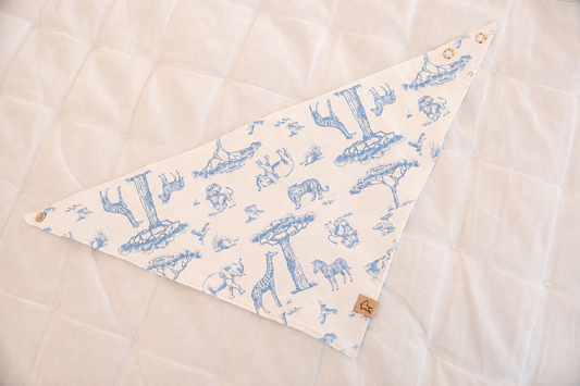 Babador Bandana Safari Azul