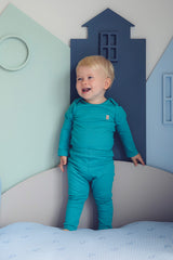 Conjunto Body e Calça Slim Verde Mar