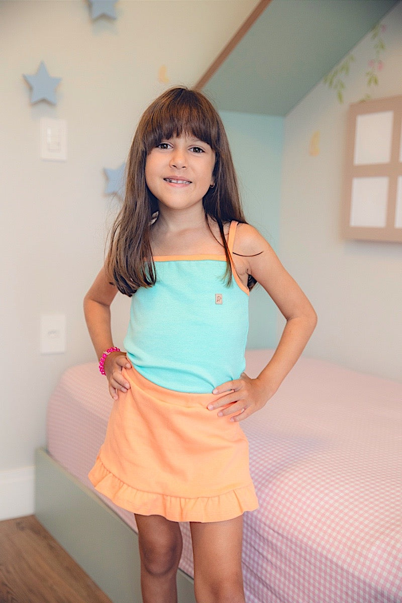 Shorts Saia Ribana Coral