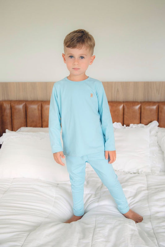 LEVES DEFEITOS - CALÇA SLIM TÉRMICA AZUL BEBÊ
