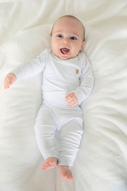Conjunto Térmico Body e Calça Cós Duplo Branca