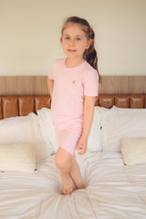 Shorts Biker Rosa Bebê