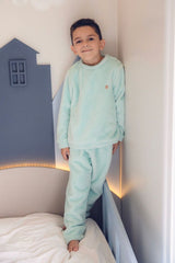 Conjunto Fleece Azul Céu