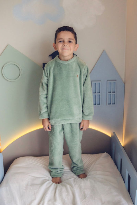 LEVES DEFEITOS - CALÇA FLEECE MENTA