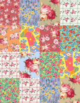 Macacão Magnético Estampado Patchwork Gigi