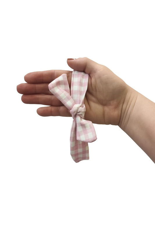 Faixa Nózinho Xadrez Rosa