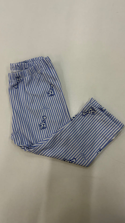 LEVES DEFEITOS - CALÇA SOLTINHA LISTRADO GIGI AZUL