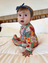 Macacão Magnético Estampado Patchwork Gigi
