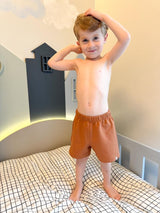 Shorts Molecotton Marrom