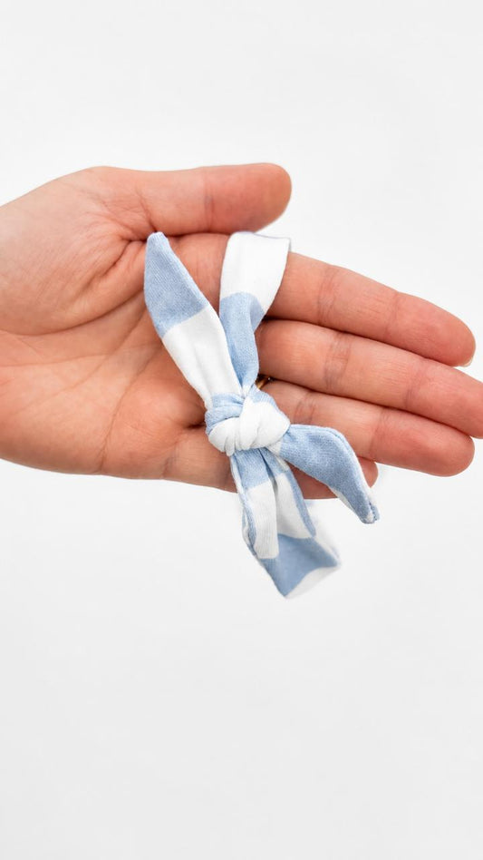 Faixa Nózinho Quadriculado Azul