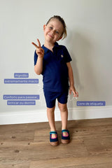 Shorts Biker Marinho