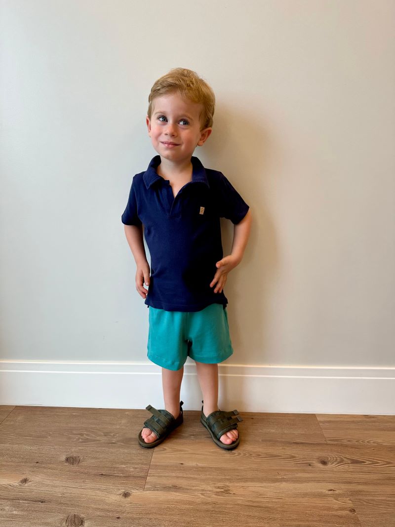 Camiseta Gola Polo Marinho